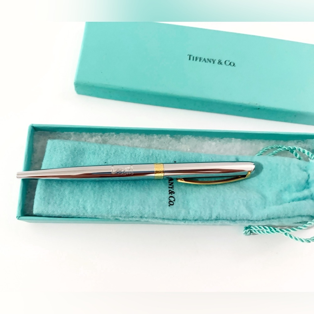 Tiffany & Co. Silver Pen with Gold Detail 925 sterling silver live! Casino